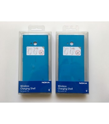 Wireless Charging Shell за Nokia Lumia 735 Cyan